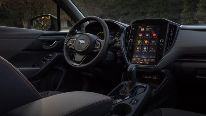 El interior del Crosstrek Hybrid 2026