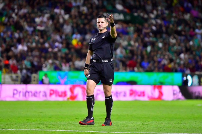 León, Guanajuato. 21 de febrero de 2024. , durante el partido correspondiente a la jornada 9 del torneo Clausura 2023 de la Liga BBVA MX, entre los esmeraldas del León y la máquina celeste del Cruz Azul, disputado en el estadio León. Foto: Imago7/ Ramón Balandrán