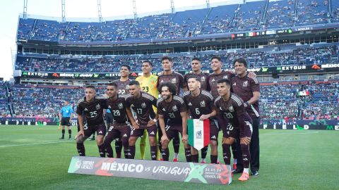 Denver, Colorado, Estados Unidos, 5 de junio de 2024. , durante un partido amistoso del MEXTOUR 2024, entre la Selección Nacional de México y la Selección de Uruguay, celebrado en el Empower Field at Mile High. Foto: Imago7/ Rafael Vadillo