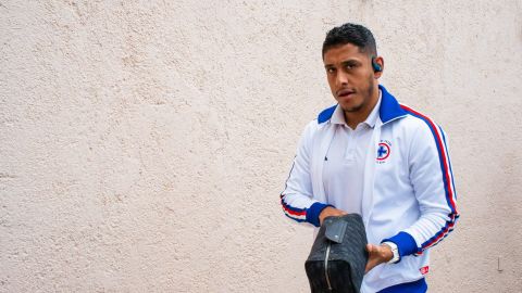 Pachuca, Hidalgo a 28 de Septiembre de 2024. llegando al estadio, durante el partido correspondiente a la jornada 10 del torneo Apertura 2024 de la Liga BBVA MX, entre los Tuzos del Pachuca y la máquina celeste del Cruz Azul, realizado en el estadio Hidalgo. Foto: Imago7 / Diego Padilla