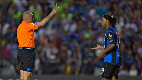 Ronaldinho marcó 9 goles en México.