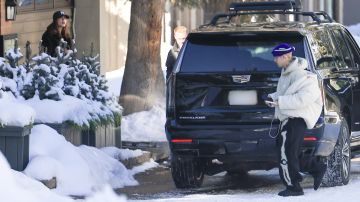 Justin Bieber y Hailey disfrutan sus días en Aspen.