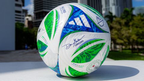 El balón lo estrenará oficialmente el Inter Miami el 22 de febrero.