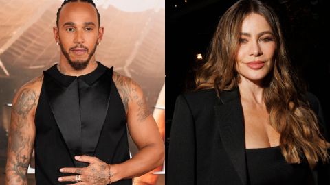 Sofía Vergara y Lewis Hamilton