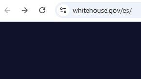 Trump elimina página y cuenta de X en español de la Casa Blanca