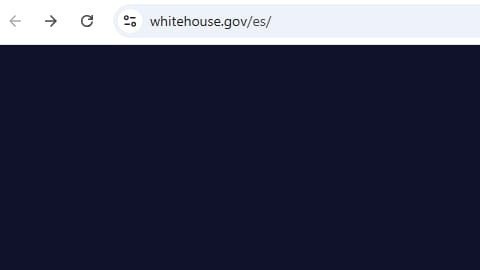 Trump elimina página y cuenta de X en español de la Casa Blanca