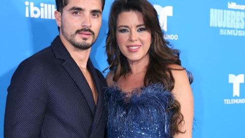 Christian Estrada y Alicia Machado