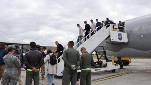 Se esperan otros dos vuelos con migrantes llegan a Honduras en los próximos días.