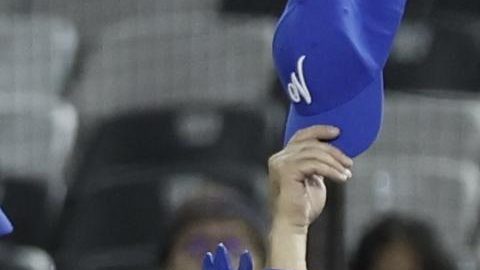 TAIPEI (Taiwan), 22/02/2025.- Players of Nicaragua celebrate winning a World Baseball Classic qualifiers match against Spain in Taipei, Taiwan, 22 February 2025. (España) EFE/EPA/RITCHIE B. TONGO