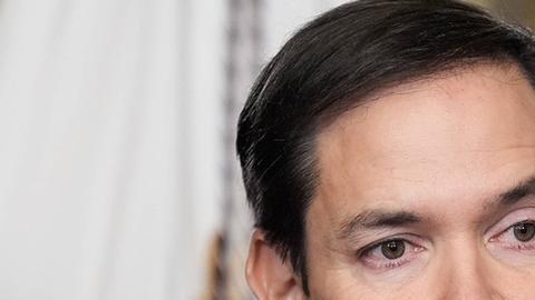 Marco Rubio y Serguei Lavrov.