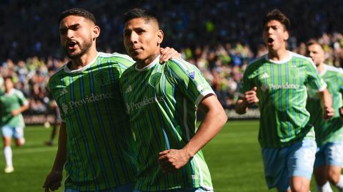Ruidíaz durante su etapa con Seattle Sounders.