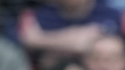 Los Angeles Angels' Mike Trout reacts after hitting a triple during the eighth inning of a baseball game against the Boston Red Sox, Sunday, April 14, 2024, in Boston. (AP Photo/Michael Dwyer)