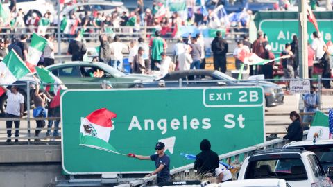 En 'Un día sin inmigrantes' si hubo protestas.