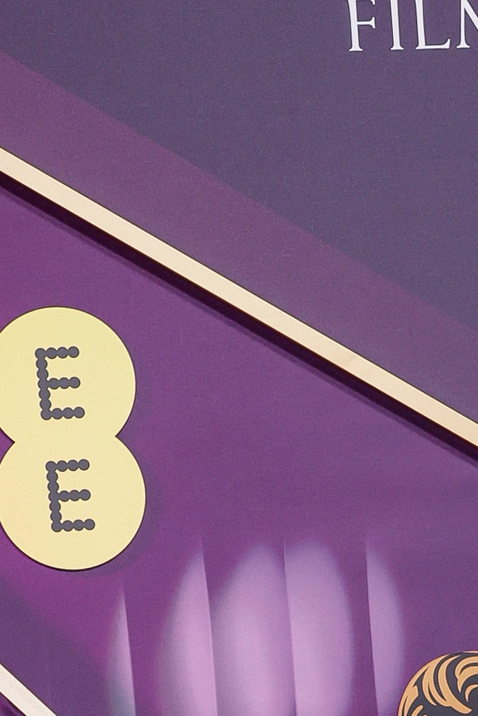 Felicity Jones poses for photographers upon arrival at the 78th British Academy Film Awards, BAFTA's, in London, Sunday, Feb. 16, 2025. (Photo by Joel C Ryan/Invision/AP)