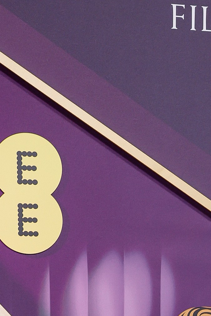 Demi Moore poses for photographers upon arrival at the 78th British Academy Film Awards, BAFTA's, in London, Sunday, Feb. 16, 2025. (Photo by Joel C Ryan/Invision/AP)