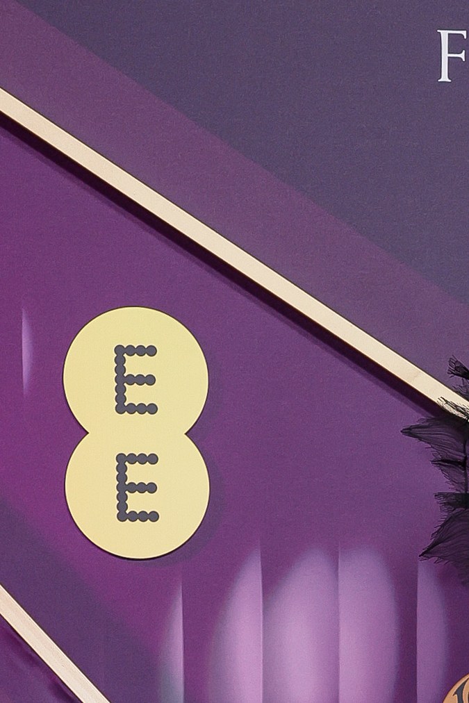 Zoe Saldana poses for photographers upon arrival at the 78th British Academy Film Awards, BAFTA's, in London, Sunday, Feb. 16, 2025. (Photo by Joel C Ryan/Invision/AP)