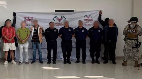 Arresto de policías en Chiapas