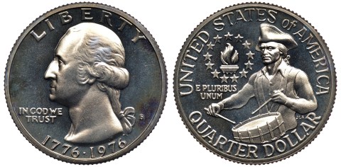 Bicentenario moneda de 25 centavos