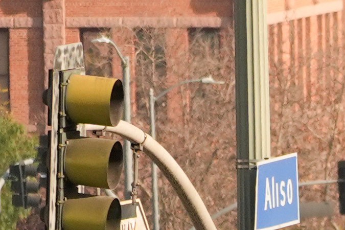 California Highway Patrol officers monitor an immigration reform protest Monday, Feb. 3, 2025, in Los Angeles. (AP Photo/Damian Dovarganes)