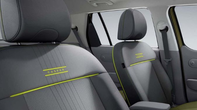 El interior del Hyundai Casper Electric Cross