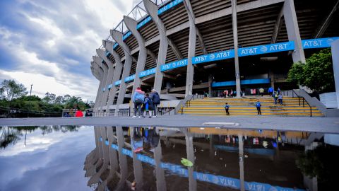 Ciudad de México, 23 de agosto de 2023. Panorámica del estadio, durante el partido de la jornada 5 del torneo Apertura 2023 de la Liga BBVA MX, entre las Águilas del América y los Rayos del Necaxa, celebrado en el estadio Azteca. Foto: Imago7/ Eloísa Sánchez