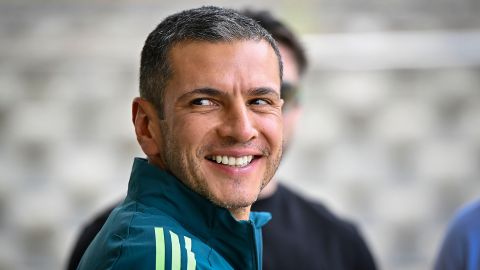 Ciudad de México, 10 de mayo de 2024. Jaime Lozano, director técnico,Duilio Davino, director de selecciones nacionales y Ricardo Cadena, director de selección Sub 23 durante una conferencia de prensa para anunciar la lista preliminar de jugadores para la Copa América 2024, celebrada en el Centro de Alto Rendimiento de la FMF. Foto: Imago7/ Etzel Espinosa