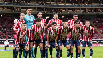 Zapopan, Jalisco, 11 de enero de 2025. Foto de equipo de Chivas, durante el partido correspondiente a la jornada 1 del torneo Clausura 2025 de la Liga BBVA MX, entre las Chivas Rayadas del Guadalajara y los Guerreros de Santos Laguna, realizado en el estadio Akron. Foto: Imago7/