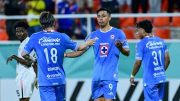 Santiago de los Caballeros, República Dominicana, 4 de febrero de 2025. , durante el partido de ida de la primera ronda de la Champions Cup de la CONCACAF 2025, entre el Real Hope FA y la Máquina Celeste del Cruz Azul, celebrado en el estadio Cibao FC. Foto: Imago7/ Alexis Chávez