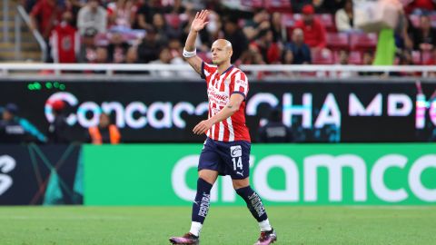 Zapopan, Jalisco, 12 de febrero de 2025. , durante el partido de vuelta de la primera ronda de la Champions Cup de la CONCACAF 2025, entre las Chivas Rayadas del Guadalajara y el Cibao FC, celebrado en el estadio Akron. Foto: Imago7/Juan Carlos Cubeyro.