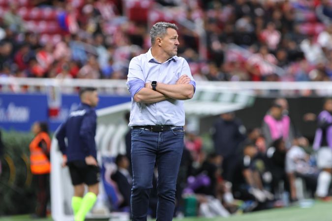 Zapopan, Jalisco, 12 de febrero de 2025. , durante el partido de vuelta de la primera ronda de la Champions Cup de la CONCACAF 2025, entre las Chivas Rayadas del Guadalajara y el Cibao FC, celebrado en el estadio Akron. Foto: Imago7/Juan Carlos Cubeyro.