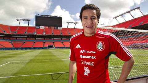 Miami, Florida, Febrero 28. Efraín Juárez durante el entranemiento de la selección nacional de México en el estadio Sun life de Miami, para prepara su partido amistoso ante Colombia. Foto/Imago7/Etzel Espinosa