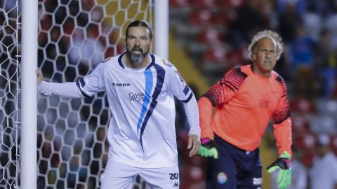 Querétaro, Qro, 11 de Noviebre de 2017.- , durante el Partido por la Paz entre las Estrellas de Europa y las Estrellas de América, celebrado en el estadio La Corregidora. Foto: Imago7/ Víctor Pichardo