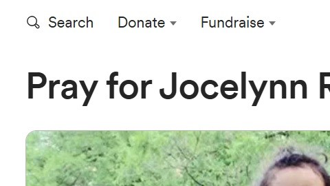 El padre de Jocelynn Rojo pidió ayuda para su hija en GoFundMe.