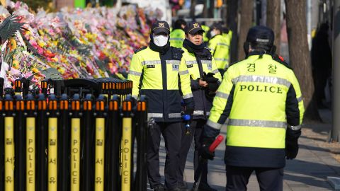 Policía en Corea del Sur