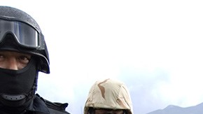 Santiago Meza López y Osiel Cárdenas