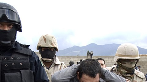 Santiago Meza López y Osiel Cárdenas