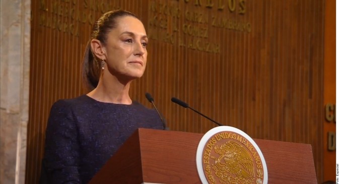 Sheinbaum afirma que México no es colonia de nadie y no permitirá que violen su soberanía ni pisoteen su dignidad