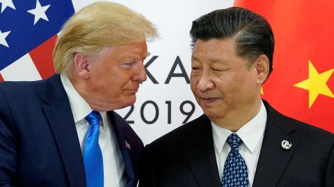 Trump y Xi Jinping en un encuentro en 2019.