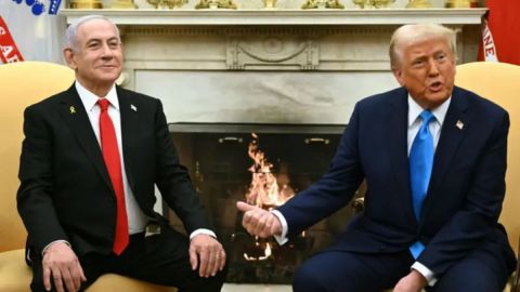 Trump recibió a Netanyahu el martes en la Casa Blanca.