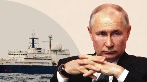 Putin está librando otra guerra, una no declarada, algo llamado "guerra híbrida".