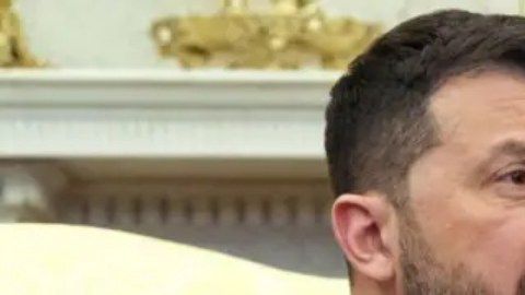 El presidente de Ucrania visitó la Casa Blanca este viernes.