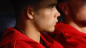 SAN SEBASTIÁN (PAÍS VASCO), 06/03/2025.- El entrenador portugués del Manchester United, Rúben Amorim, este jueves, durante el primer partido de octavos de final de la Liga Europa, que enfrenta a la Real Sociedad y al Manchester United, en el Real Arena de San Sebastián. EFE/ Javier Etxezarreta