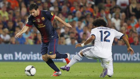 Marcelo reconoció las dificultades de frenar a Messi.