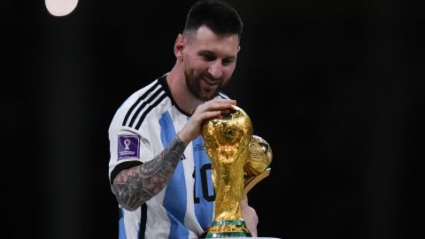 Messi conquistó su primera Copa del Mundo.