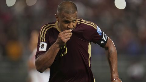 Rondón llegó a 46 goles con Venezuela.