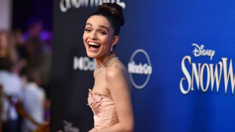 Rachel Zegler arrives at the premiere of "Snow White" on Saturday, March 15, 2025, in Los Angeles. (Photo by Richard Shotwell/Invision/AP)