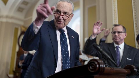 Chuck Schumer, líder de la minoría del Senado