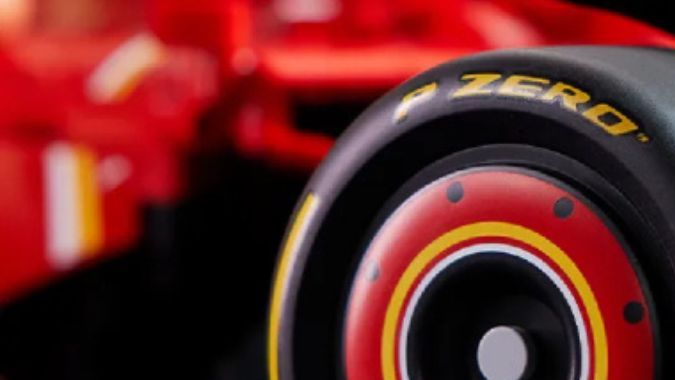 Detalles del Ferrari F1 2024 de Lego