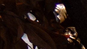 Eaton Fire evacuee Ceiba Phillips, 11, is overwhelmed with emotion as he visits his best friend's home, which was devastated by the fire, across the street from his own in Altadena, Calif., Saturday, Feb. 8, 2025. (AP Photo/Jae C. Hong)