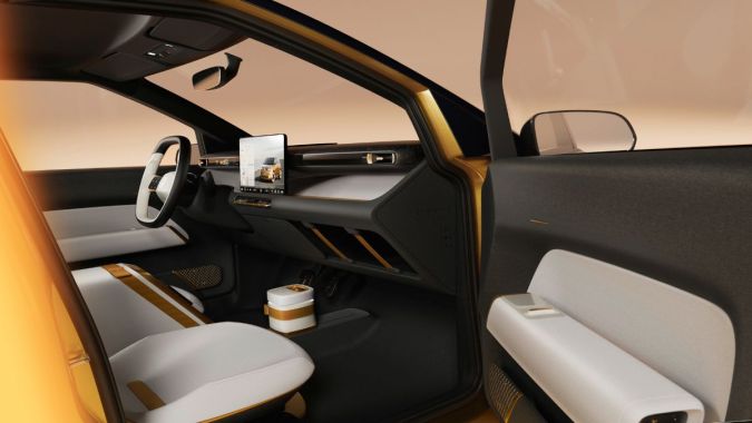 Este es el interior de la identificación de Volkswagen